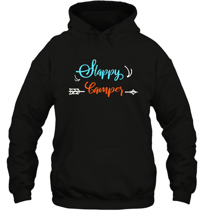 Happy Camper Shirt Hoodie Hoodie Black