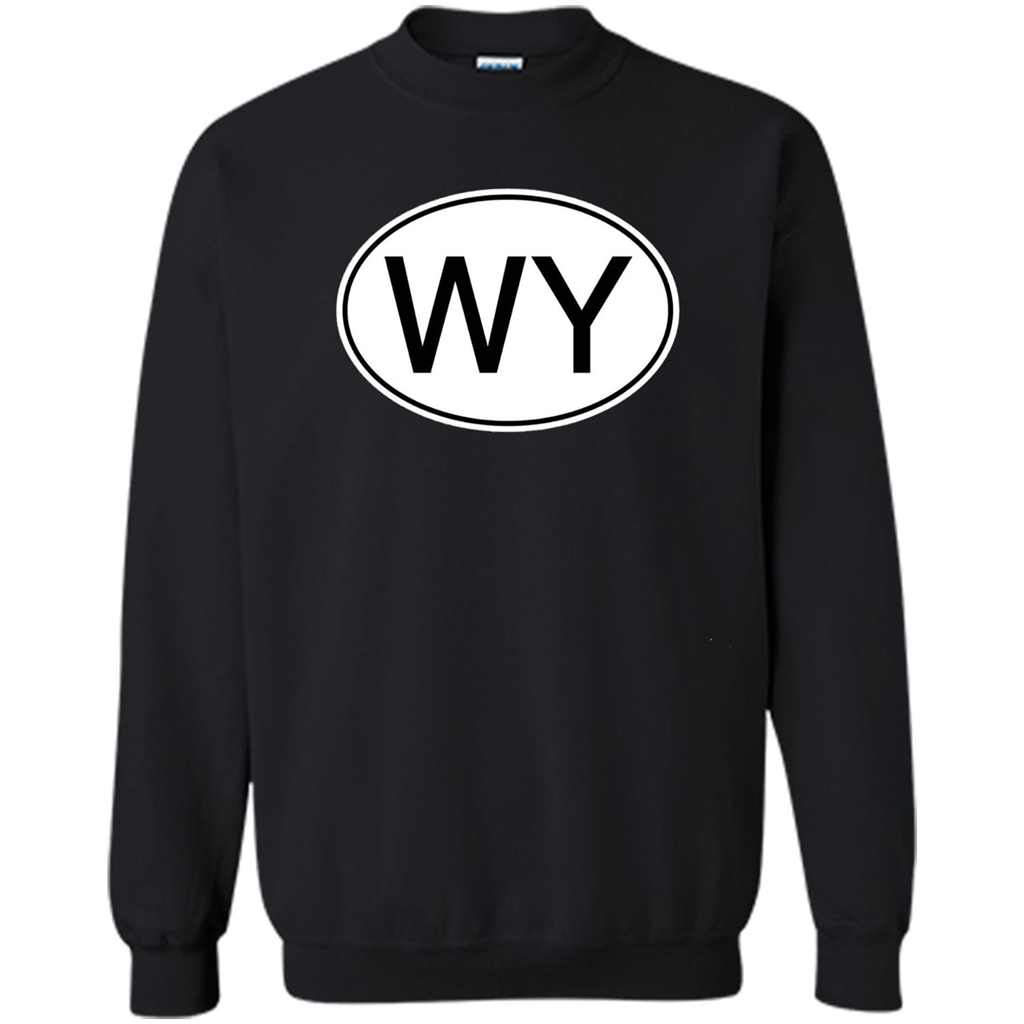 WY Wyoming Abbreviation T-shirt Orange