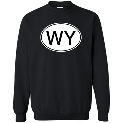 WY Wyoming Abbreviation T-shirt Orange