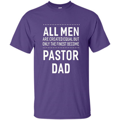 Men's Pastor Dad T-shirt Funny Sayings Men Christian T-shirt