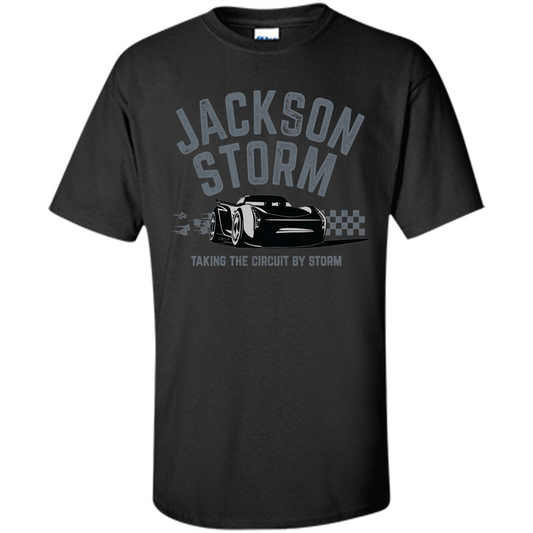 Love Car T-shirt Jackson Storm Taking The Circuit By Storm Black