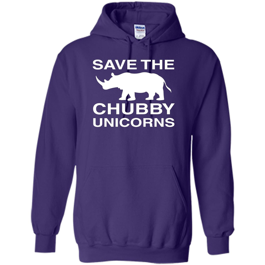 Save the Chubby Unicorns T Shirt For Men, Womens, and Kids Purple