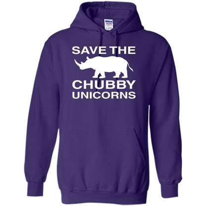 Save the Chubby Unicorns T Shirt For Men, Womens, and Kids Purple