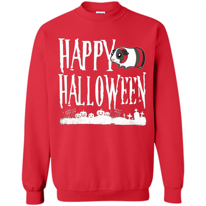 Happy Halloween Guinea Pig T-shirt Red