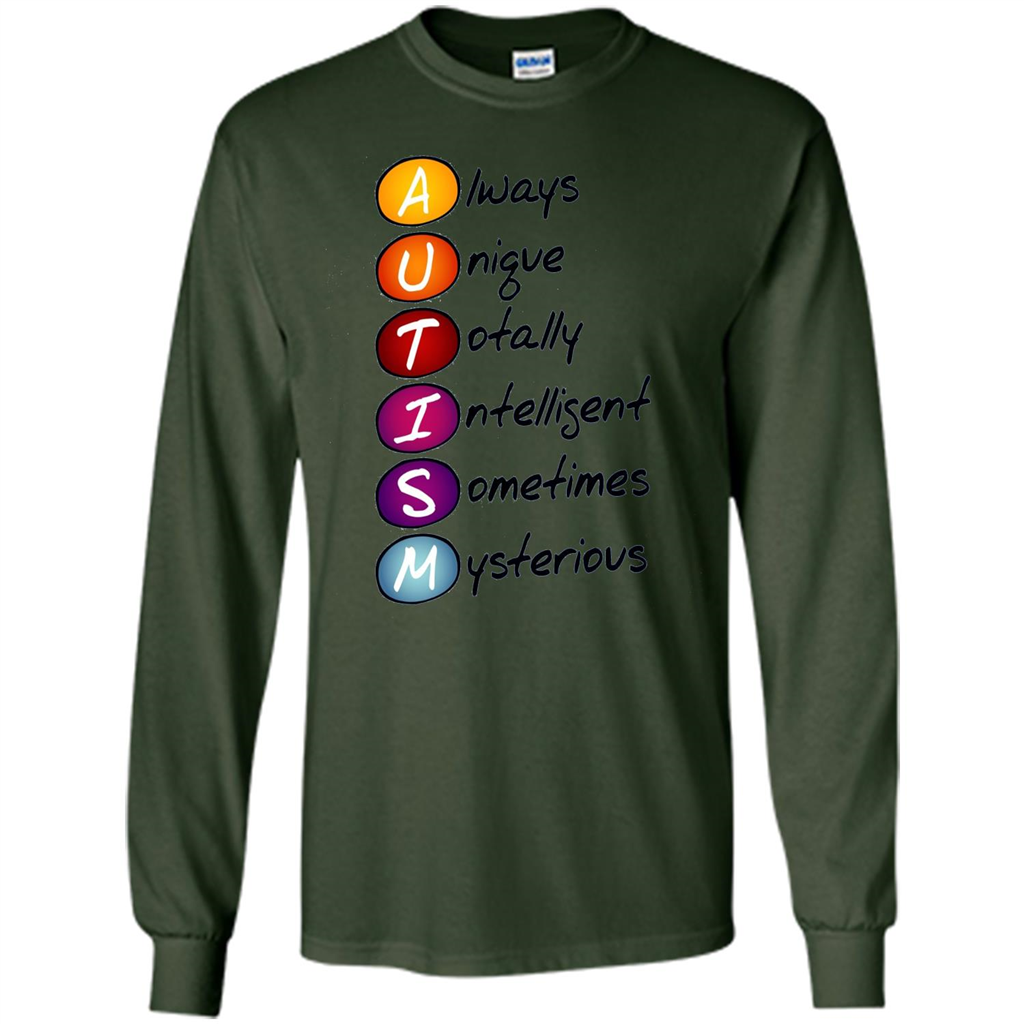 Autism Awareness Definition T-shirt Forest Green