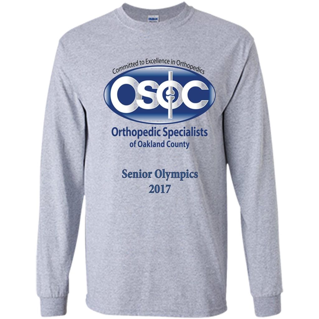 OSOC 9 Senior Olympics 2017 T-shirt Sport Grey