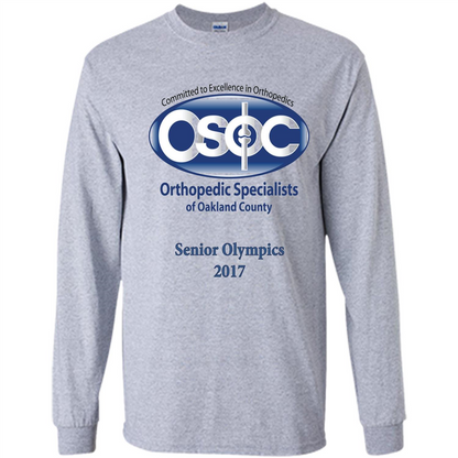 OSOC 9 Senior Olympics 2017 T-shirt Sport Grey