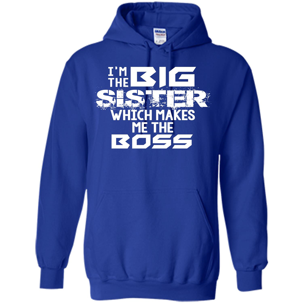 Family T-shirt I’m The Big Sister Which Makes Me The Boss T-shirt Royal