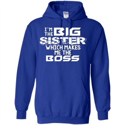 Family T-shirt I’m The Big Sister Which Makes Me The Boss T-shirt Royal
