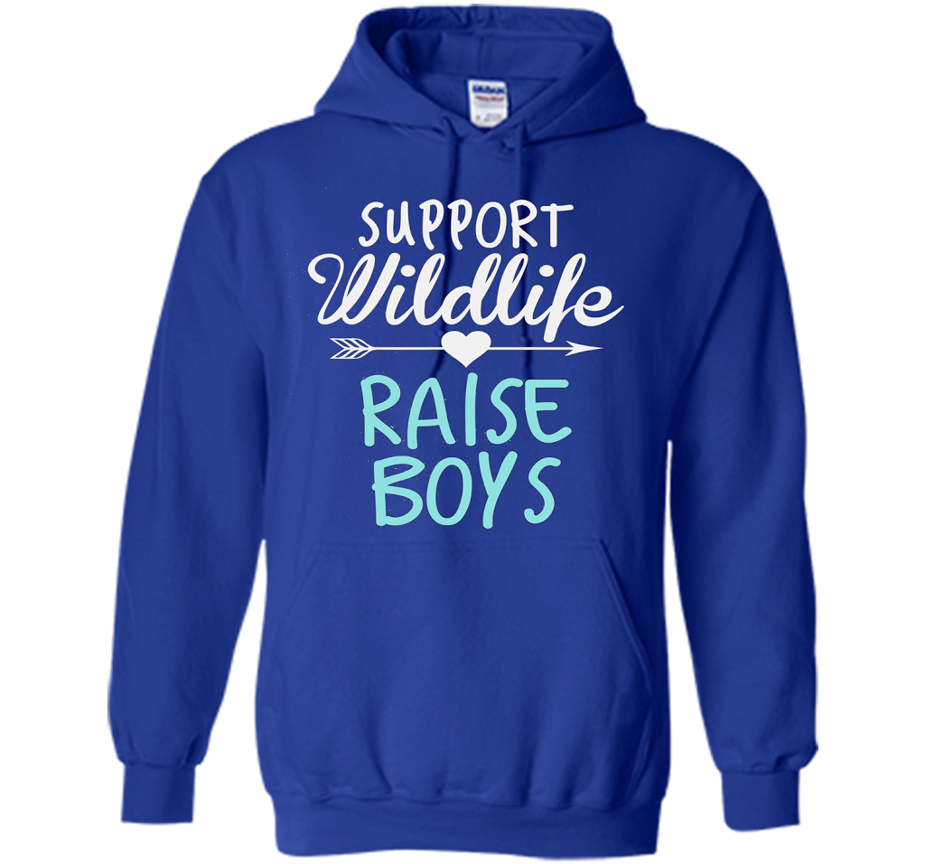 Support Wildlife Raise Boys T-shirt Royal
