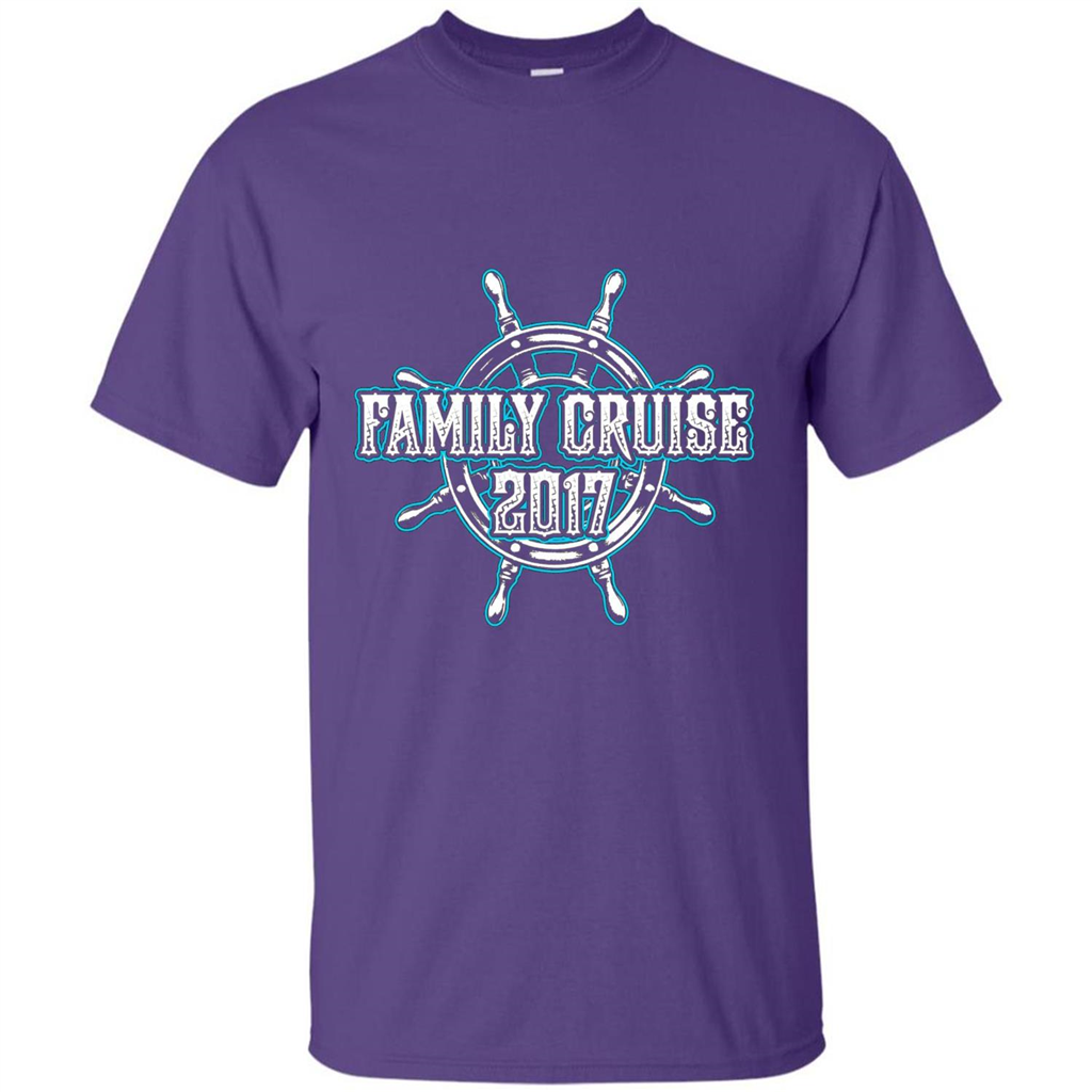 Family Cruise 2017 T-Shirt Family Vacation T-shirt Purple