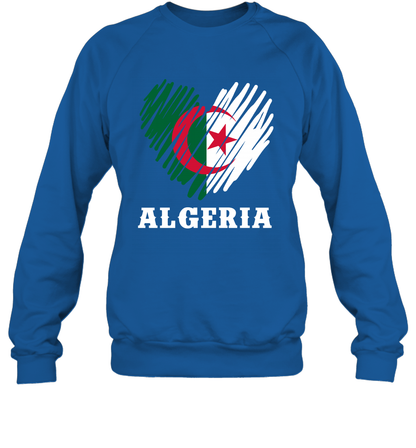 Algeria Flag Shirt Sweatshirt Sweatshirt Royal