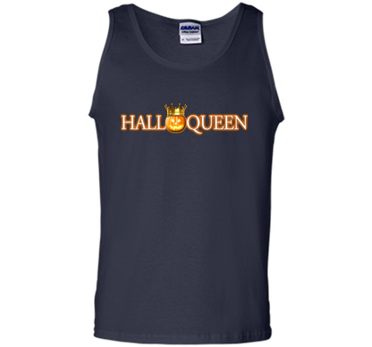 Halloween T-Shirt Halloween Pumpkin Queen T-shirt Navy