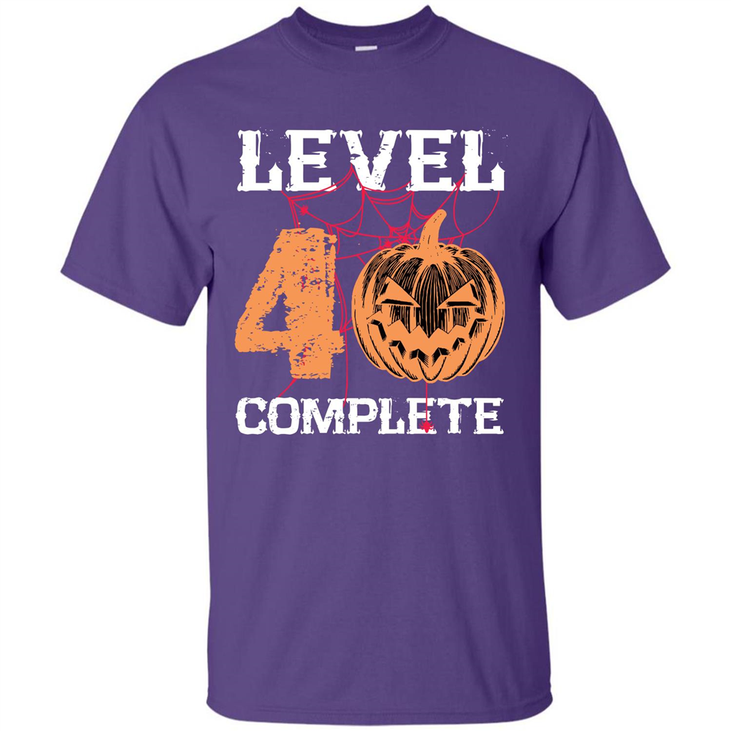 Halloween T-shirt Level 40 Complete Purple