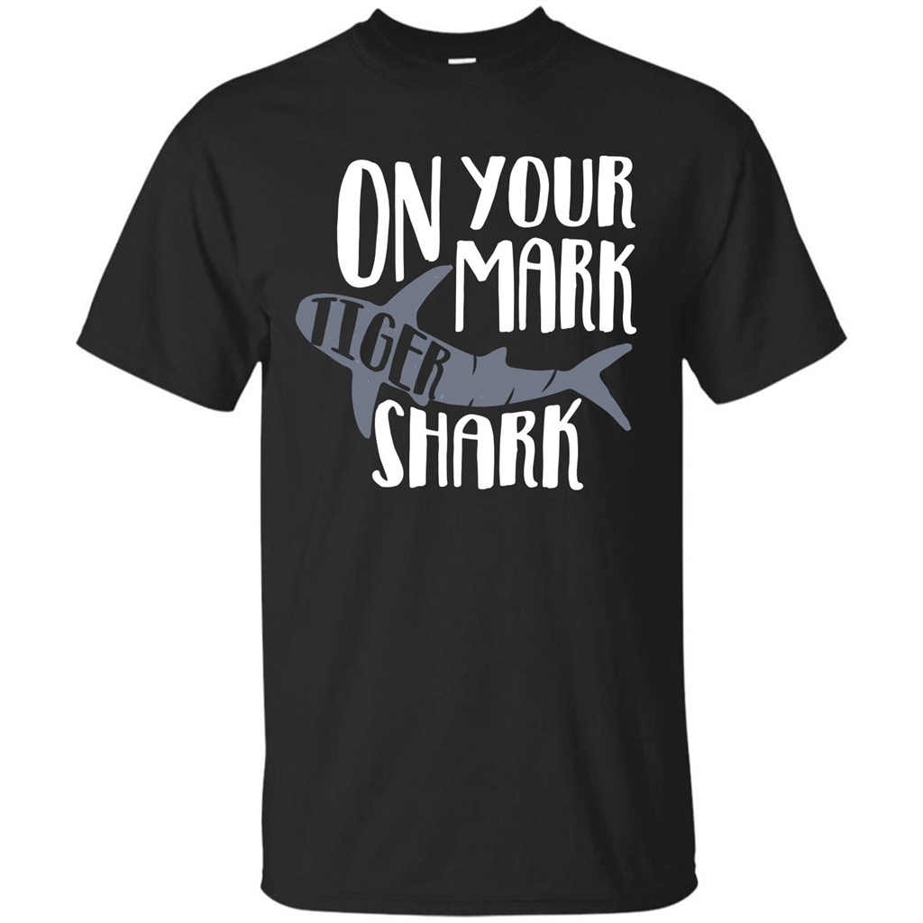 Tiger Shark T-shirt On Your Mark Tiger Shark T-shirt Black