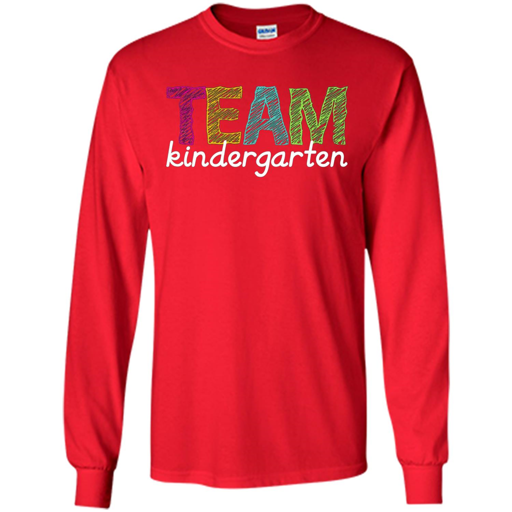 Team Kindergarten Grade Teacher T-Shirt Red