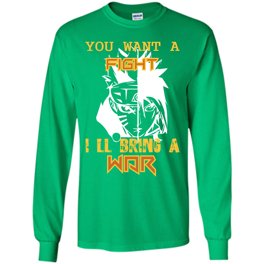 Movie T-shirt You Want A Fight I_Ñéll Bring A War Irish Green