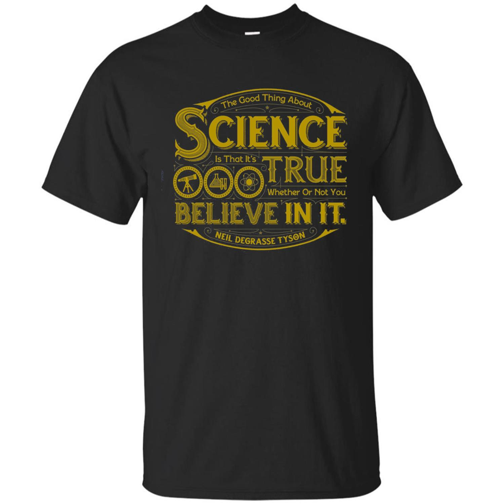 The Good Thing About Science T-shirt Black