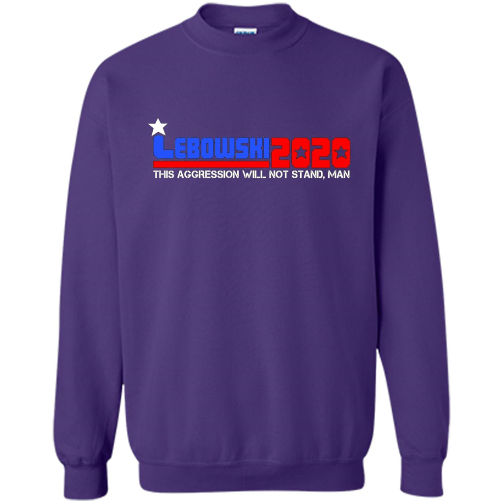 Lebowski 2020 This Aggression Will Not Stand Man T-shirt Orange
