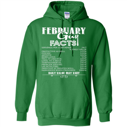 February Guy Facts T-shirt Irish Green