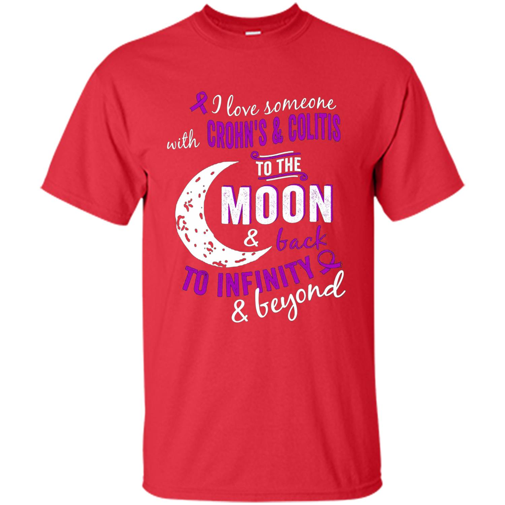 Crohn's and Colitis Awareness T-shirt Red