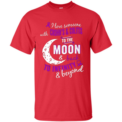 Crohn's and Colitis Awareness T-shirt Red