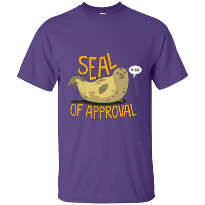 Seal Of Approval T-shirt Purple