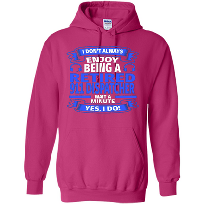 Retired 911 Dispatcher T-shirt Heliconia