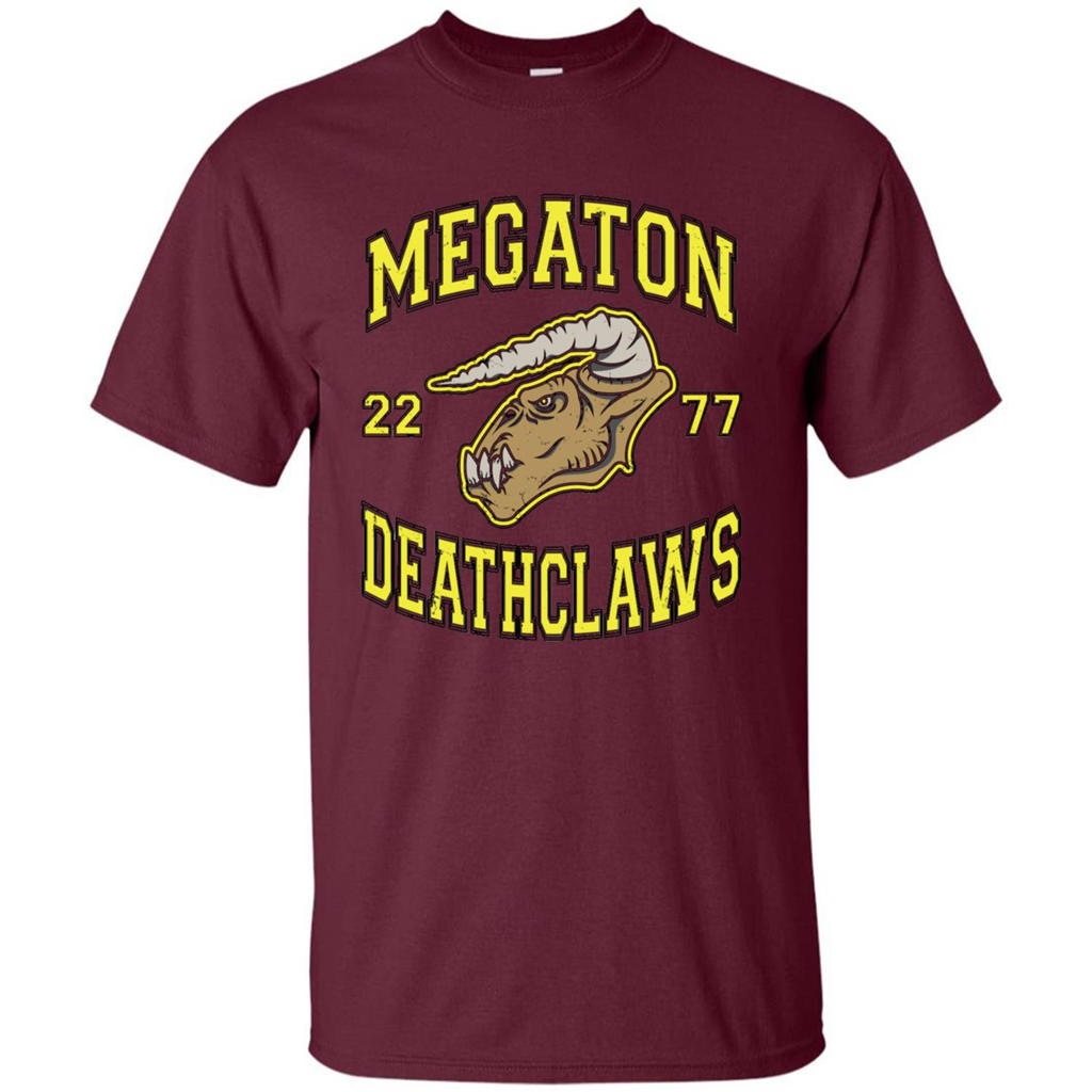 Megaton Deathclaws 2277 T-shirt Maroon