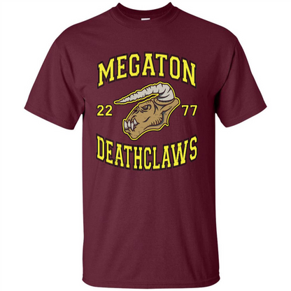 Megaton Deathclaws 2277 T-shirt Maroon