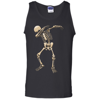 Halloween T-shirt Dabbing Skeleton T-shirt Black