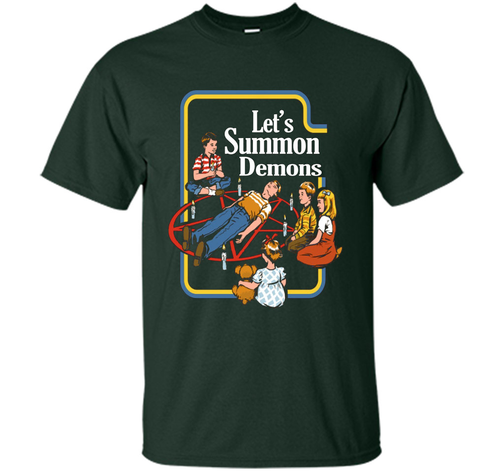 Let's Summon Demons T-Shirt Forest Green