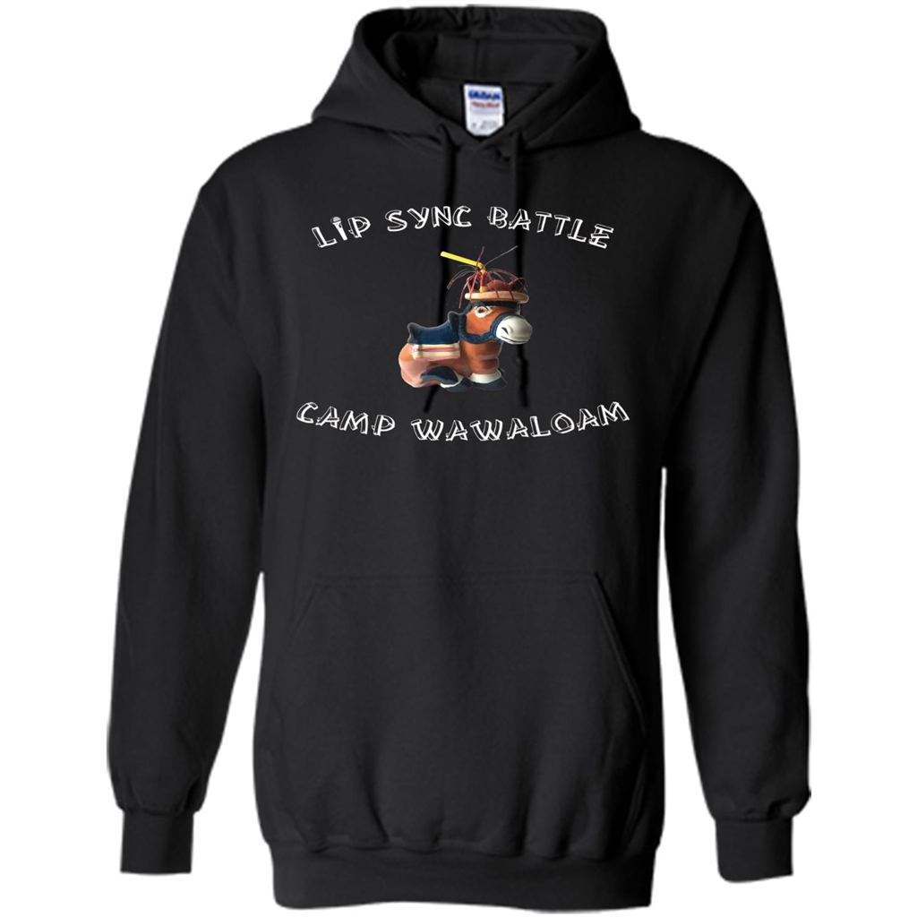 Lip Sync Camp T-shirt Camp Wawaloam Black
