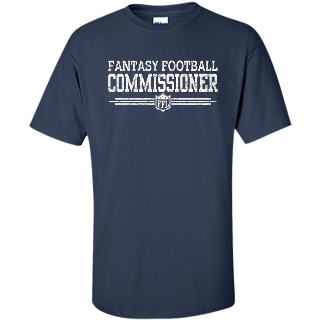 Vintage Fantasy Football Commissioner T-shirt Navy