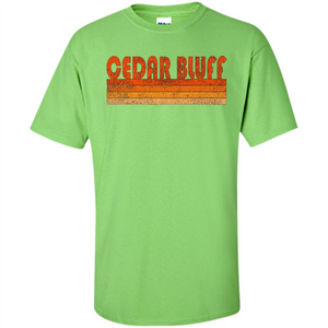 Vintage Retro Cedar Bluff Alabama T-shirt