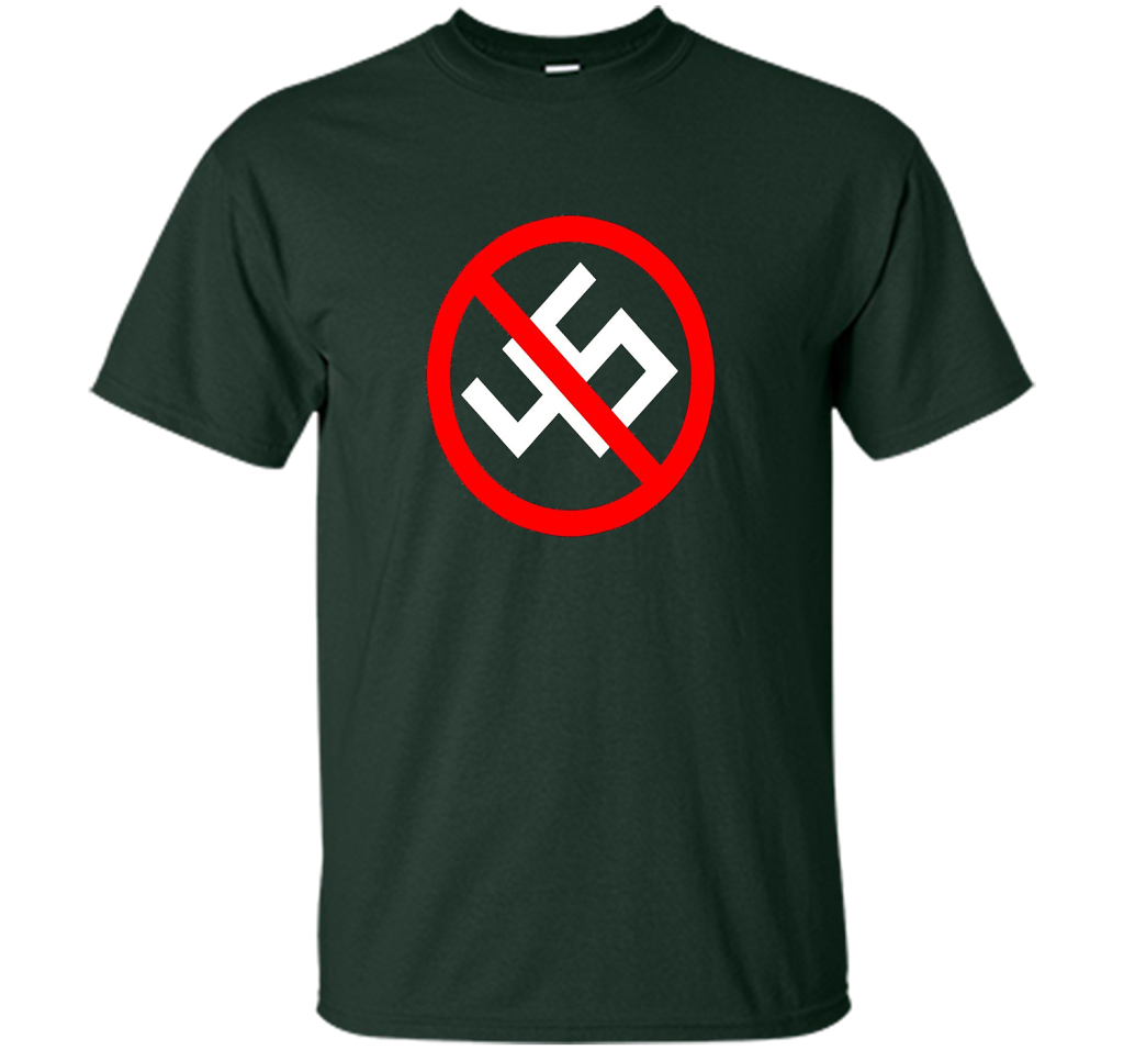 No 45 No Trump Anti Trump T-Shirt t-shirt Forest Green