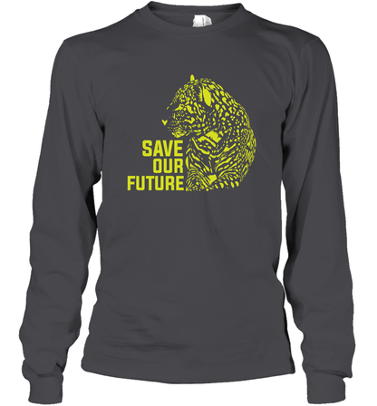 Save Our Future Wild Animals Shirt Long Sleeve T-Shirt Long Sleeve T-Shirt Dark Heather