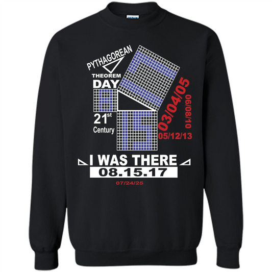 Pythagorean Theorem day T-shirt Black