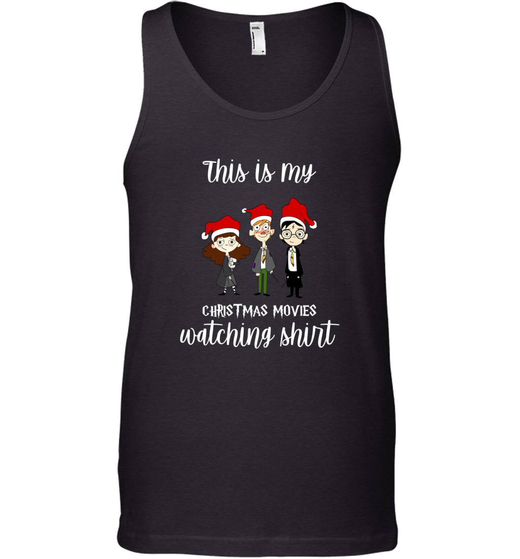 This Is My Christmas Movies Watching Shirt Harry Potter Fan Tank Top Tank Top Black