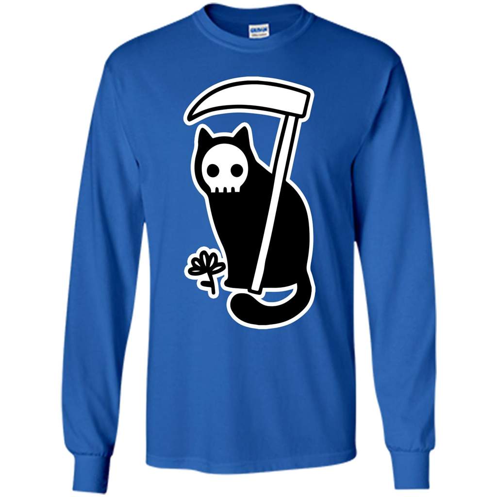Cat Grimm Reaper T-shirt Royal