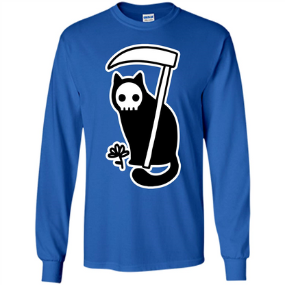 Cat Grimm Reaper T-shirt Royal