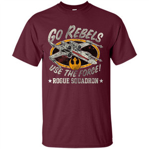 Rogue Squadron Graphic T-shirt Go Rebels Use The Force