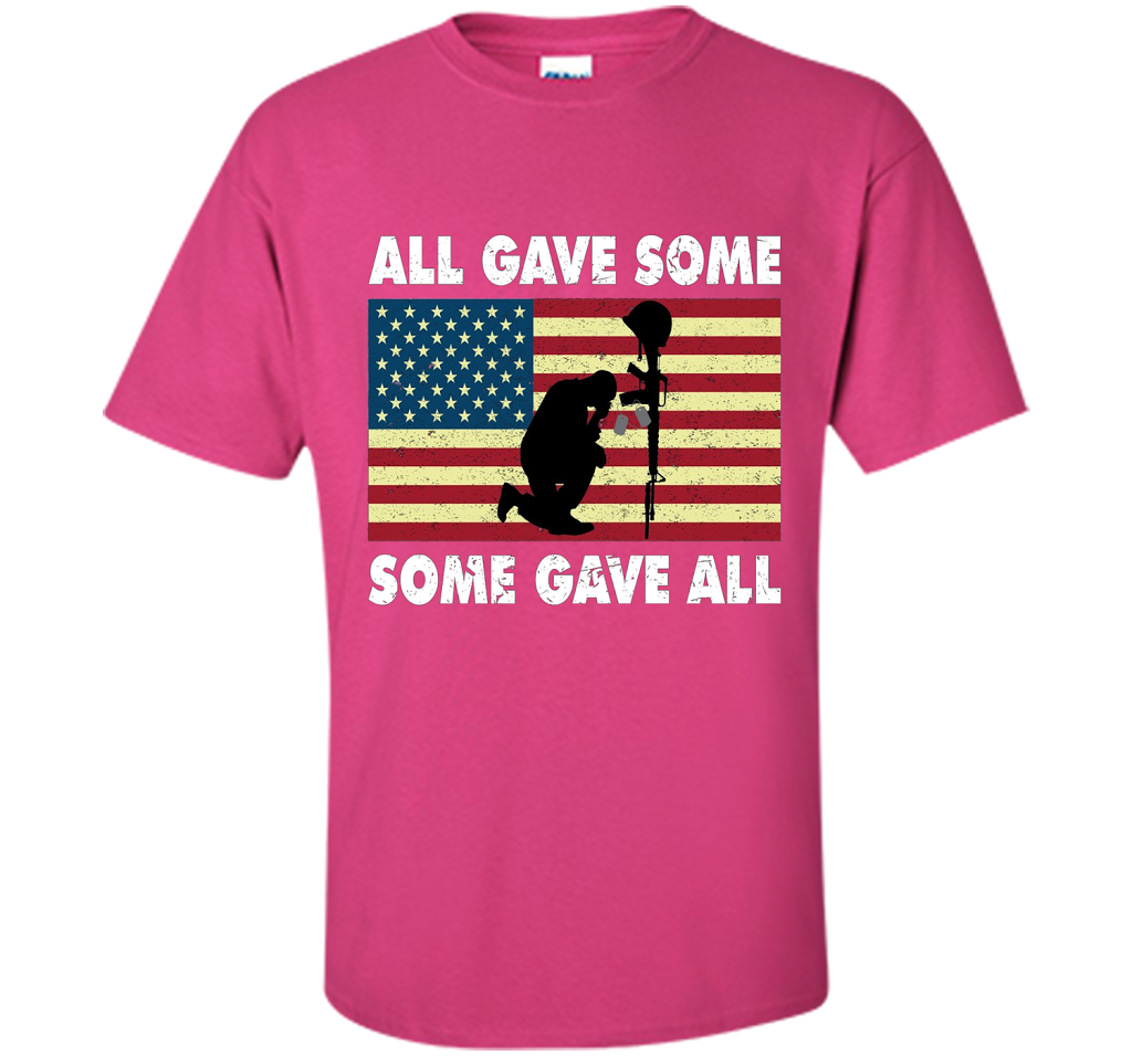 All gave some Some gave all T-Shirt Veteran &amp; Memorial's Day shirt Heliconia