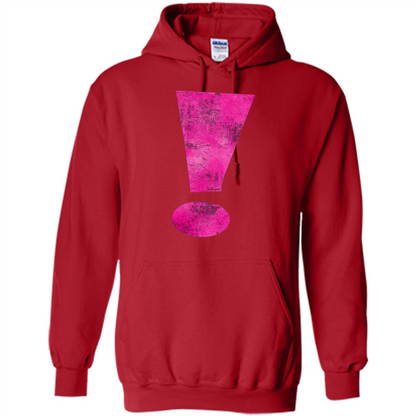 Exclamation Point Graphic T-shirt Red