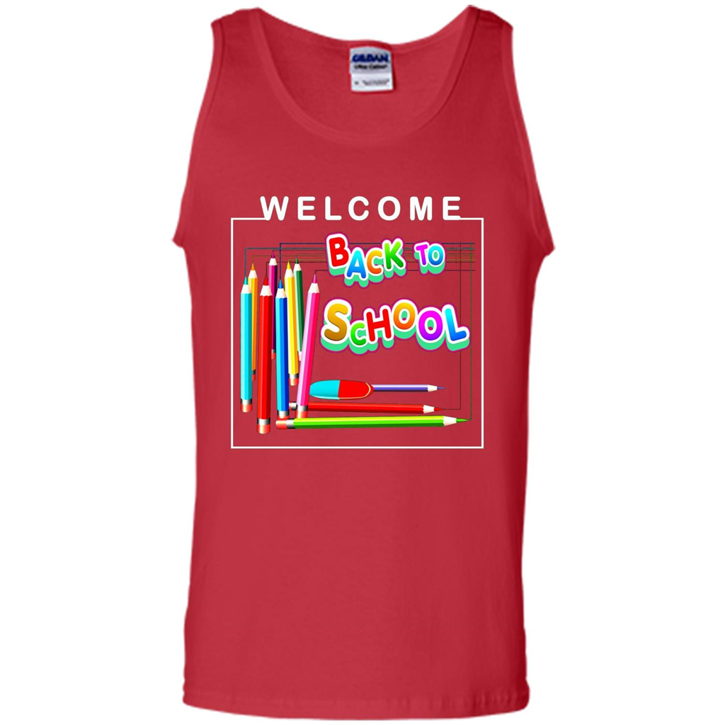 Welcome Back to School T-shirt School Day T-shirt Red