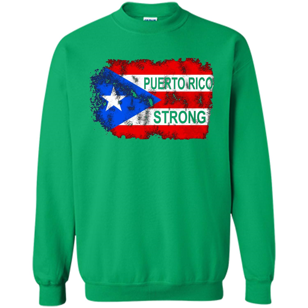 Puerto Rico Strong T-shirt Irish Green