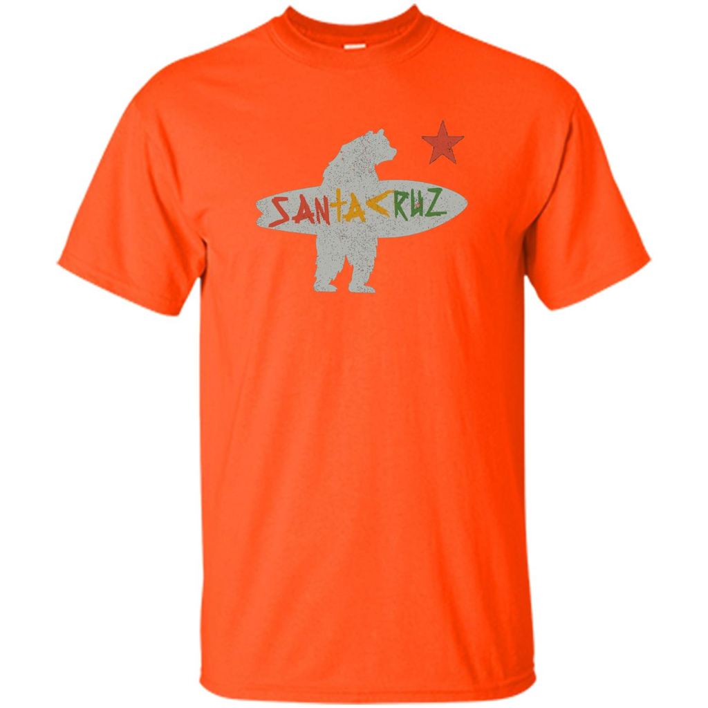 Santa Cruz Surf Bear T-Shirt Orange