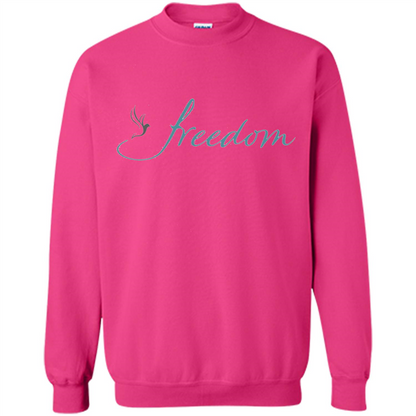 Freedom Dove T-shirt Heliconia