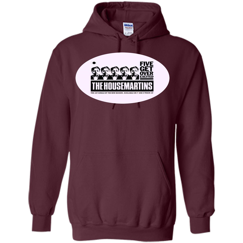 Music T-Shirt Five Get Over Excited Maroon