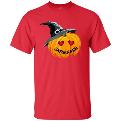 Sassenach Pumpkin Halloween T-shirt Red